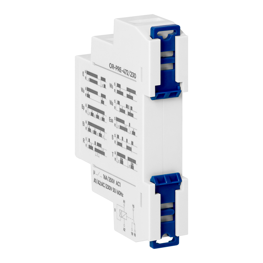Time relay Economic, 10 functions, 230VAC
