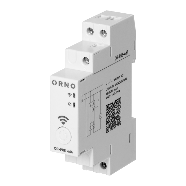 Elektroniczny programator astronomiczny i czasowy, 1 wyjście przekaźnikowe max.16A/230V, szerokość 1 moduł, DIN TH-35mm, Tuya Smart Wi-Fi
