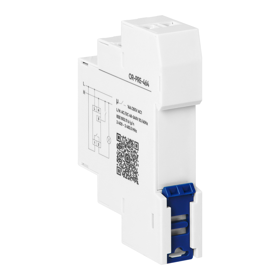 Astronomical digital timer, 1 relay output max.16A/230V, 1 module width, DIN TH-35mm, Tuya Smart Wi-Fi