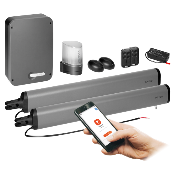 BEUS Connect ORNO by avidsen, Napęd do bramy dwuskrzydłowej, Wi-Fi, 150kg