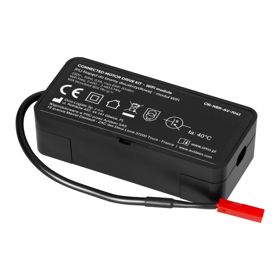 BEUS Connect ORNO by avidsen, Napęd do bramy dwuskrzydłowej, Wi-Fi, 150kg