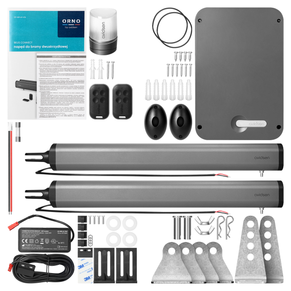 BEUS Connect ORNO by avidsen, motor drive for 2-panel swing gates, Wi-Fi, 150kg