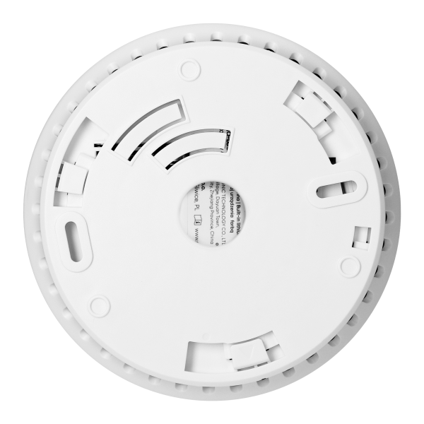 Battery-powered smoke detector, built-in battery, sensor and battery lifetime 10 years