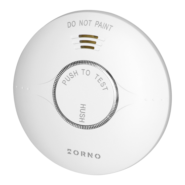 Battery-powered smoke detector, 2xAA, sensor lifetime 10 years, Tuya Smart Wi-Fi