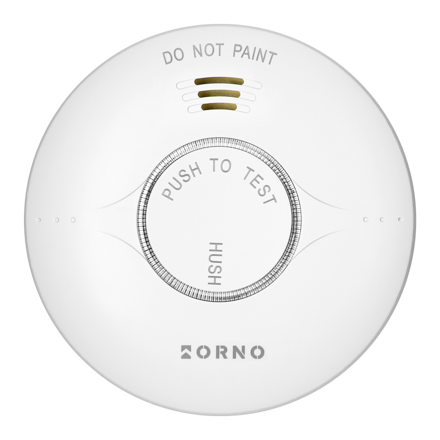 Battery-powered smoke detector, 2xAA, sensor lifetime 10 years, Tuya Smart Wi-Fi