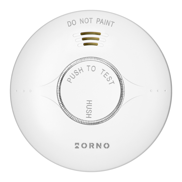 Battery-powered smoke detector, 2xAA, sensor lifetime 10 years, Tuya Smart Wi-Fi