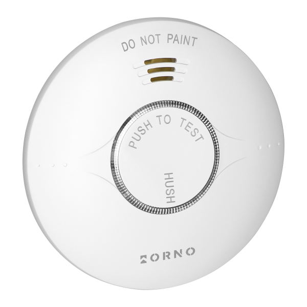 Battery-powered smoke detector, 2xAA, sensor lifetime 10 years, Tuya Smart Wi-Fi