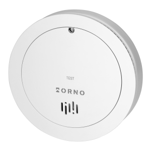 Battery-powered smoke detector, built-in battery, sensor and battery lifetime 10 years