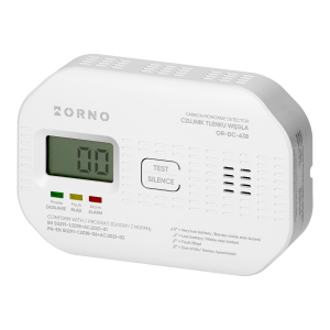 Battery-powered carbon monoxide detector, 2xAA, sensor lifetime 10 years