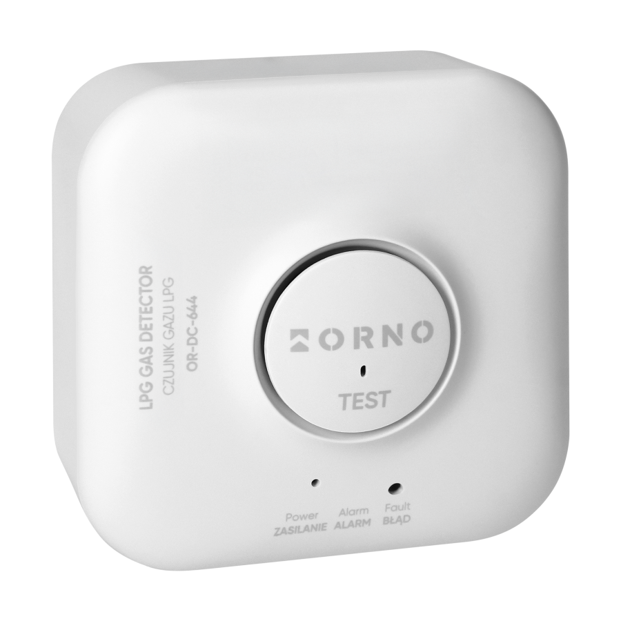 LPG gas detector, 230V AC, sensor lifetime 5 years, Tuya Smart Wi-Fi