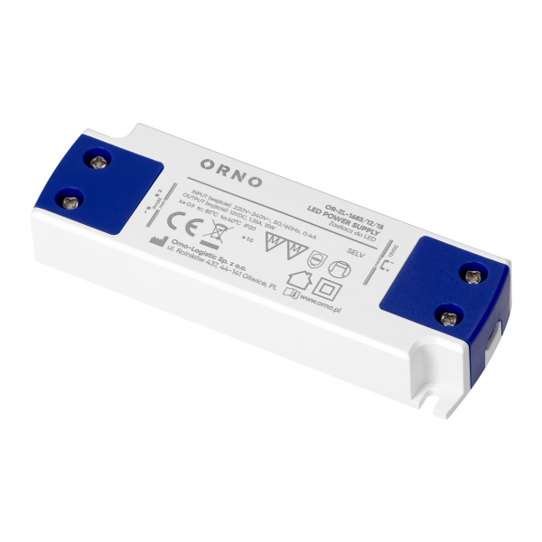 LED driver flat, 12V DC, 15W, IP20