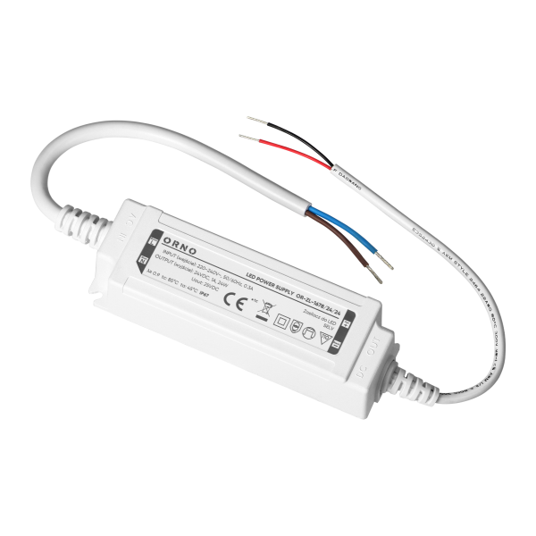 Zasilacz LED, hermetyczny, 24V, 24W, IP67, plastikowa obudowa