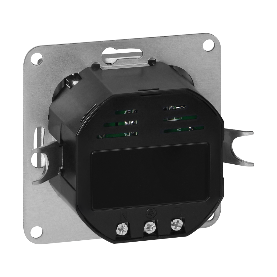 Flush-mounted single socket 2P+E with charger USB A+C Pearl, 16A, 250V, PT-16P/USB, white