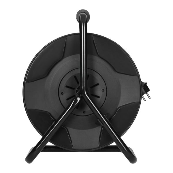 Przedłużacz bębnowy, 4 gniazda 2P+Z, kabel PVC H07RN-F 3x2,5mm², długość 40m, termik, przesłony torów prądowych