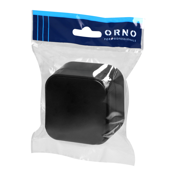 Surface-mounted three-way switch ToDo IP20, 10A, 230V AC, black, 10 pcs