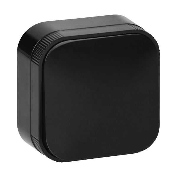 Surface-mounted three-way switch ToDo IP20, 10A, 230V AC, black