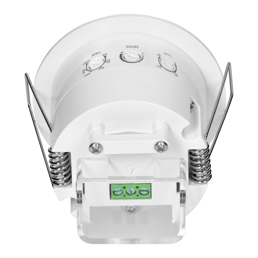 Ceiling mounted ultrasonic motion and presence sensor, IP65, 2000W