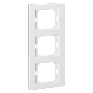 Triple frame vertical Onyx, RA-3OP, white