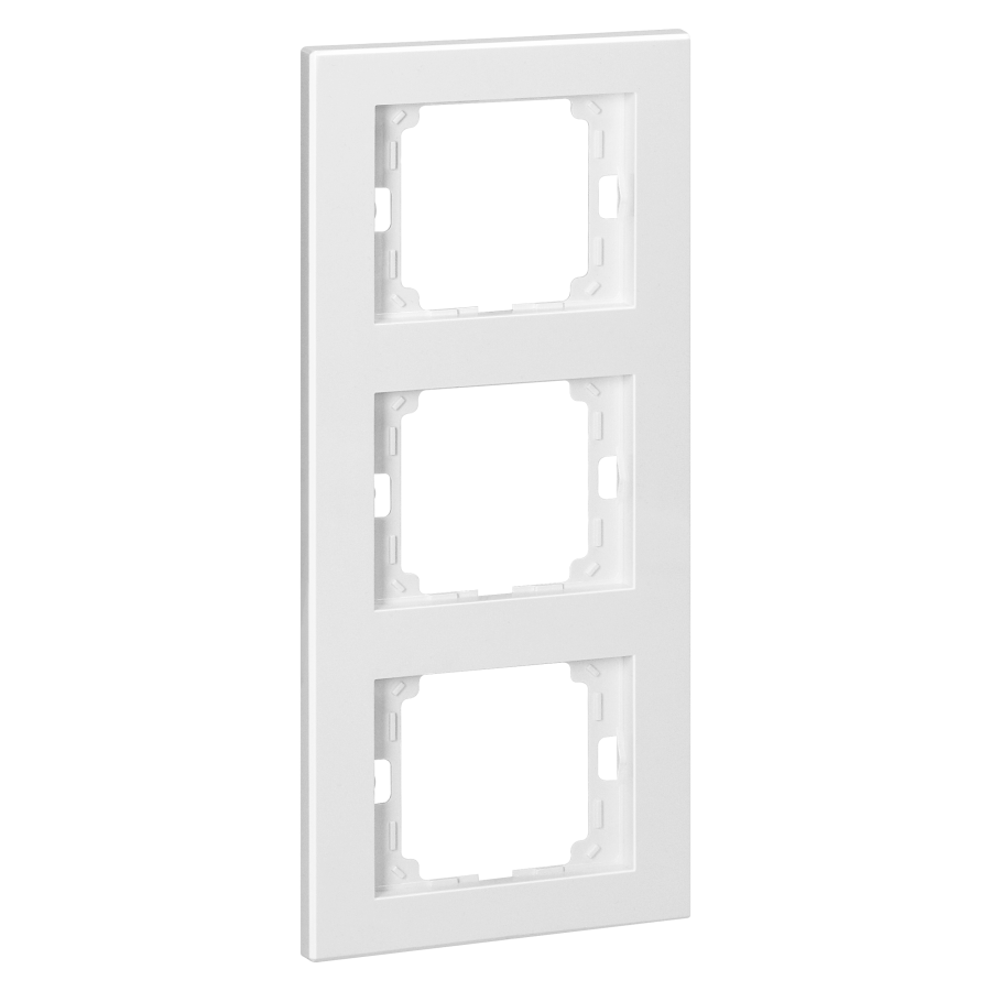 Triple frame vertical Onyx, RA-3OP, white