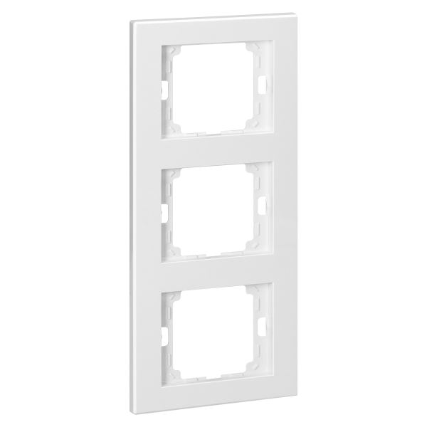 Triple frame vertical Onyx, RA-3OP, white