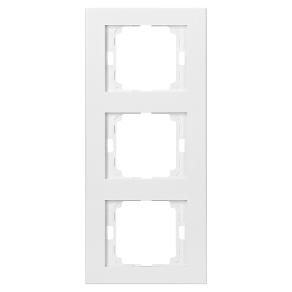 Triple frame vertical Onyx, RA-3OP, white