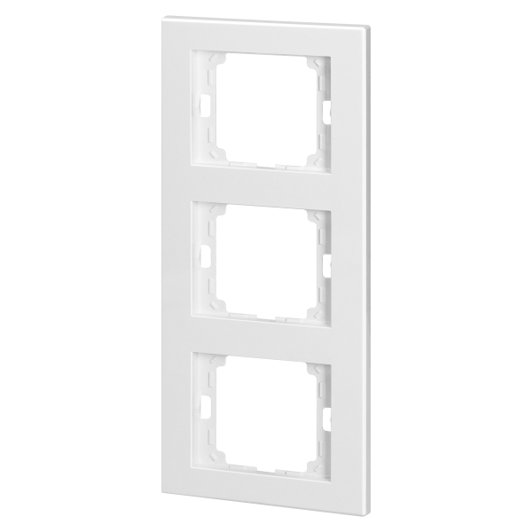 Triple frame vertical Onyx, RA-3OP, white