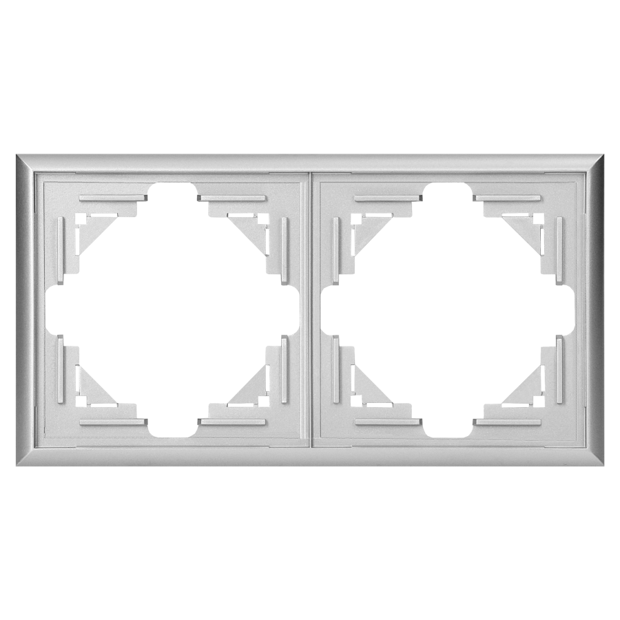 Ramka podwójna Luna, Ra-2L, srebrny