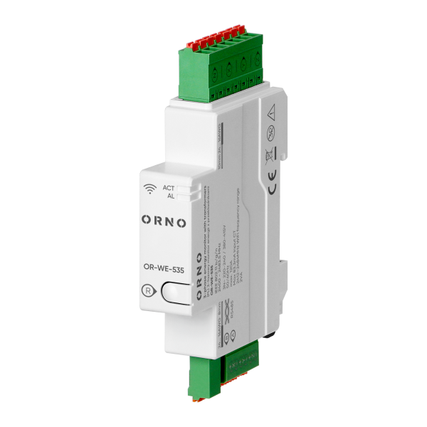 3-fazowy monitor energii z przekładnikami 120A, 230/400V, TUYA SMART Wi-Fi