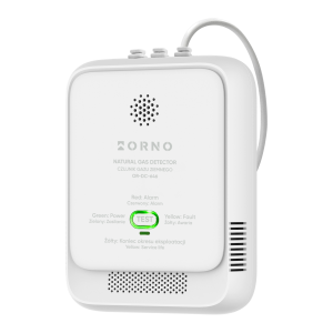 Natural gas detector, 230 V AC, sensor lifetime 5 years