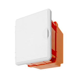 Lightning protection junction box with door