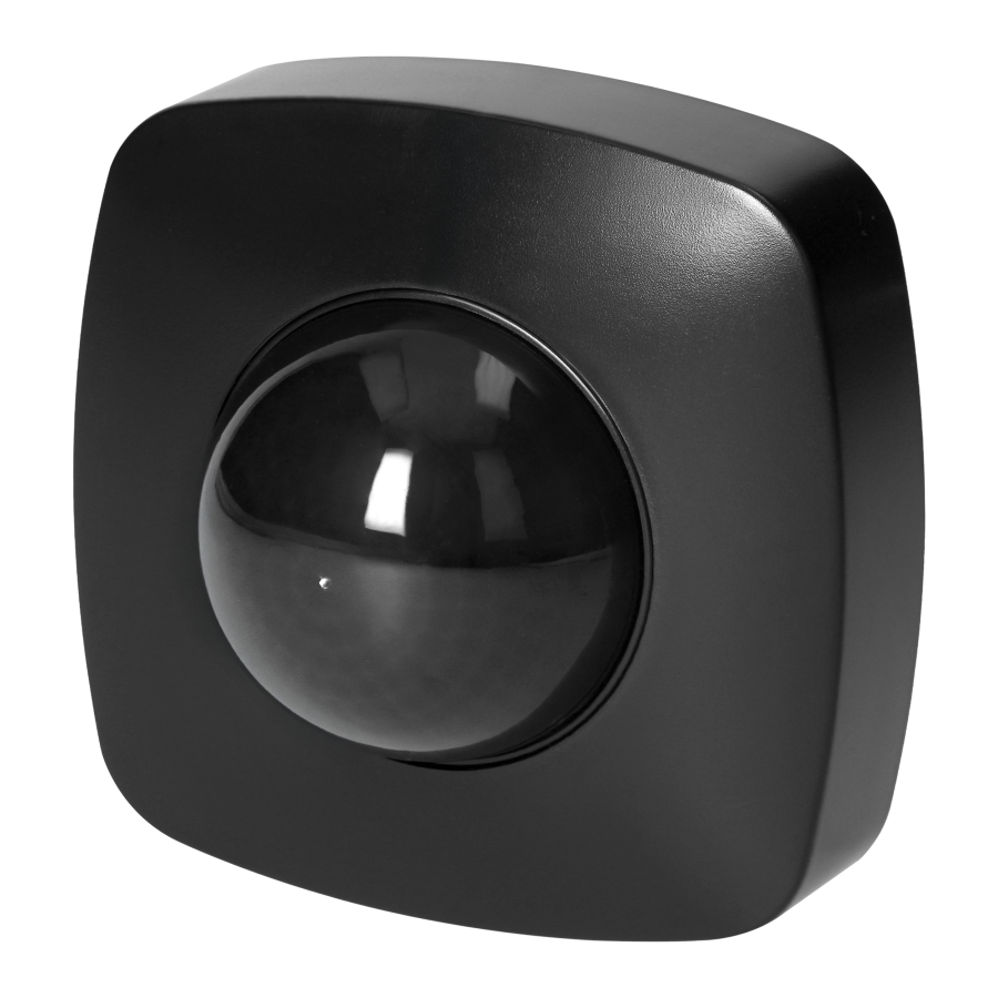 Czujnik ruchu i obecności 360°, IP65, 2000W, 3 sensory, czarny