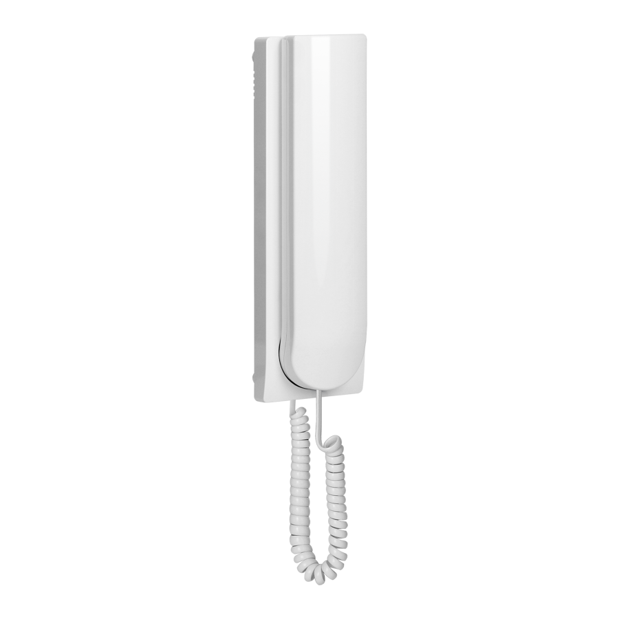 ATIN MULTI, two family audio doorphone set, 2-wire, RFID, white