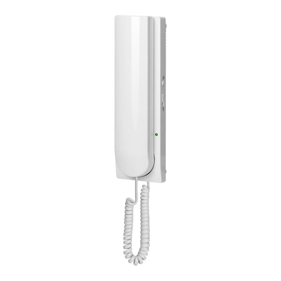 ATIN MULTI, two family audio doorphone set, 2-wire, RFID, white