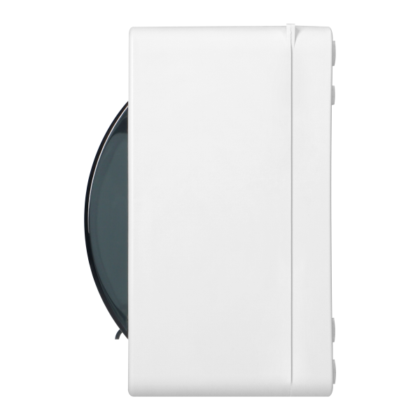 S-12 modular surface-mounted enclosure, with smoked glass, with N+PE connector, white, IP40