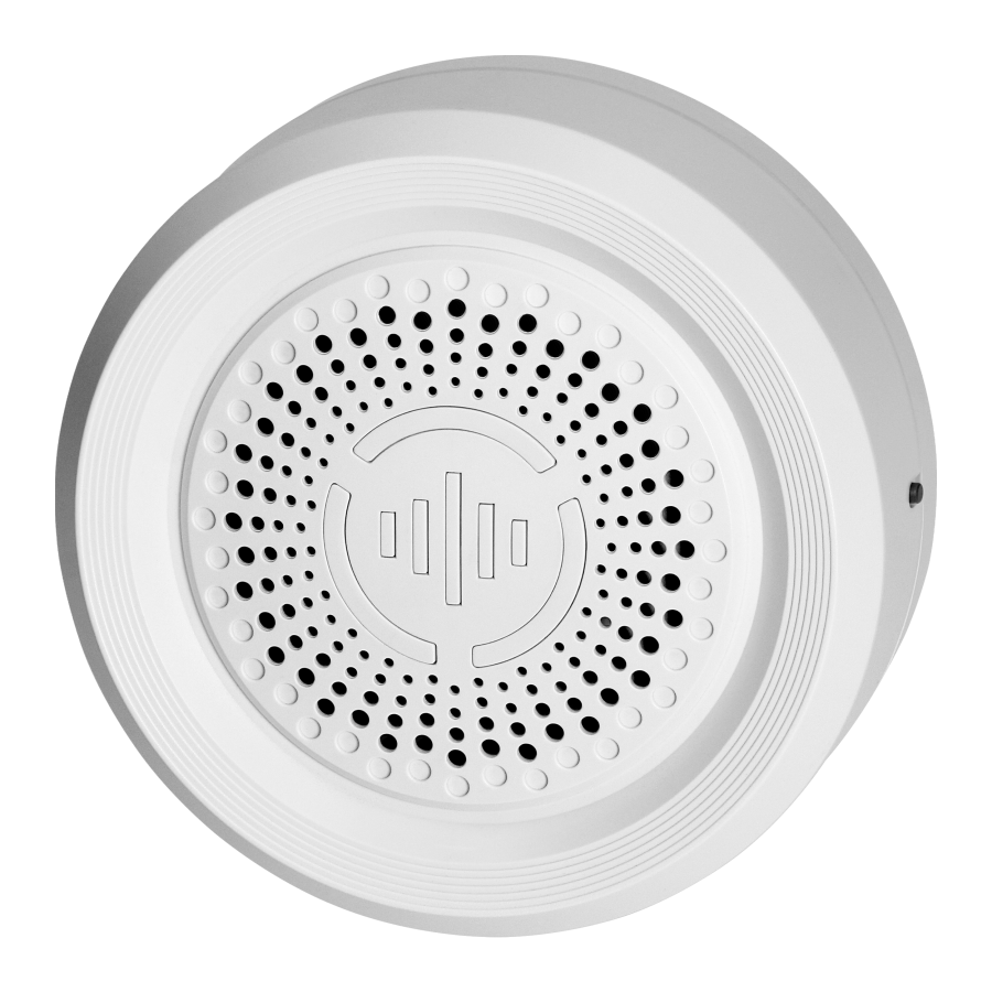 Electronic wired doorbell WEIA AC, 38 sounds, 230 V, white