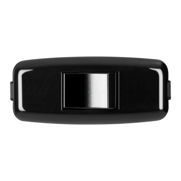 One-truck switch black push button, black housing
