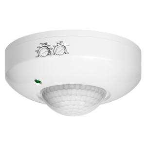 Czujnik ruchu PIR 360°, 1200 W, biały