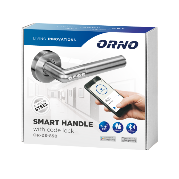 Smart handle with code lock IP44 , released with PIN and Bluetooth Smart handle with code lock IP44 , released with PIN and Bluetooth