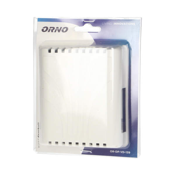 Two-tone Gong Plus doorbell, 230V, white