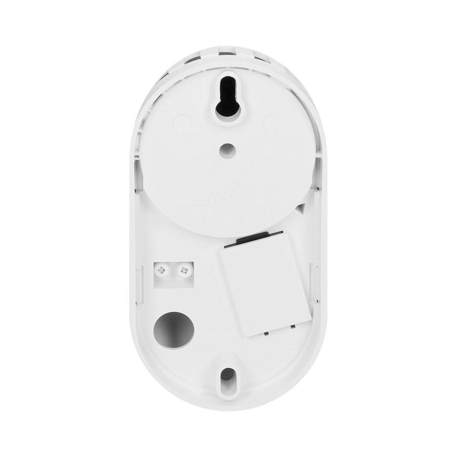 Standard doorbell, 230V, white