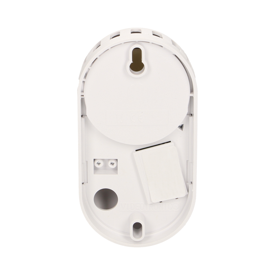 Electronic doorbell, 230V, white