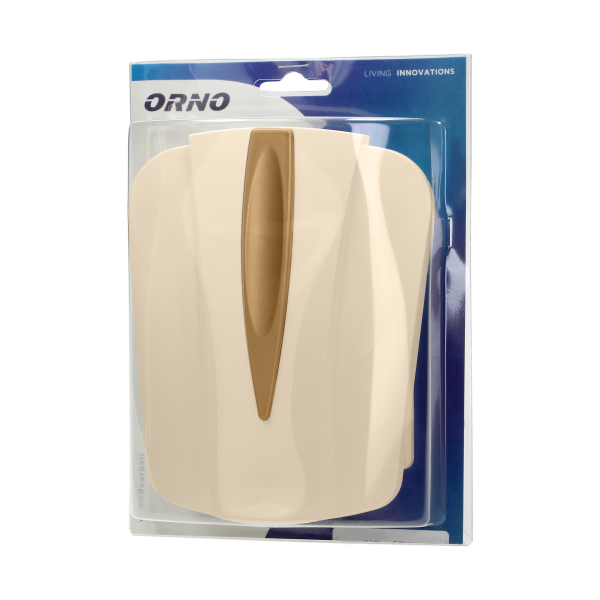 Two-tone Gong doorbell, 8V, beige