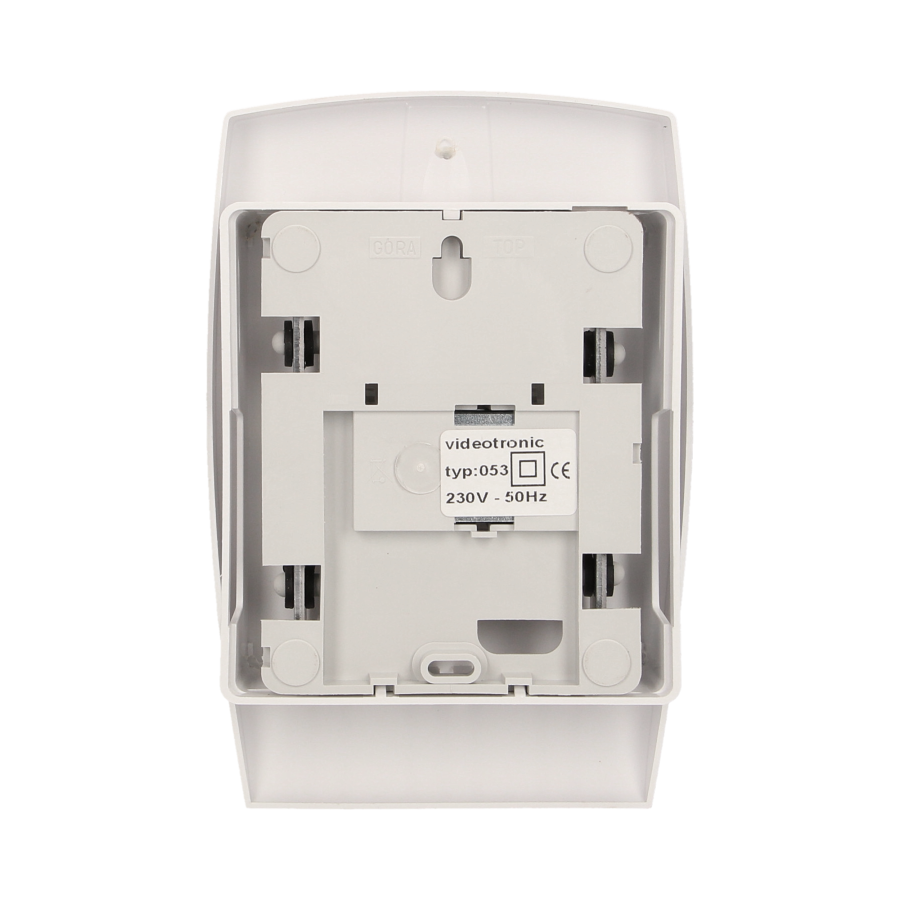 Two-tone Gong doorbell, 8V, white