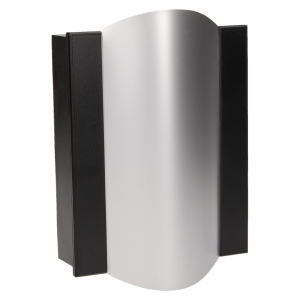 Dzwonek elektromechaniczny dwutonowy TON COLOR 8V, czarno-srebrny