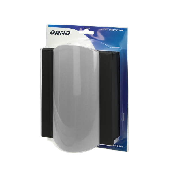 Dzwonek elektromechaniczny dwutonowy TON COLOR 8V, czarno-srebrny