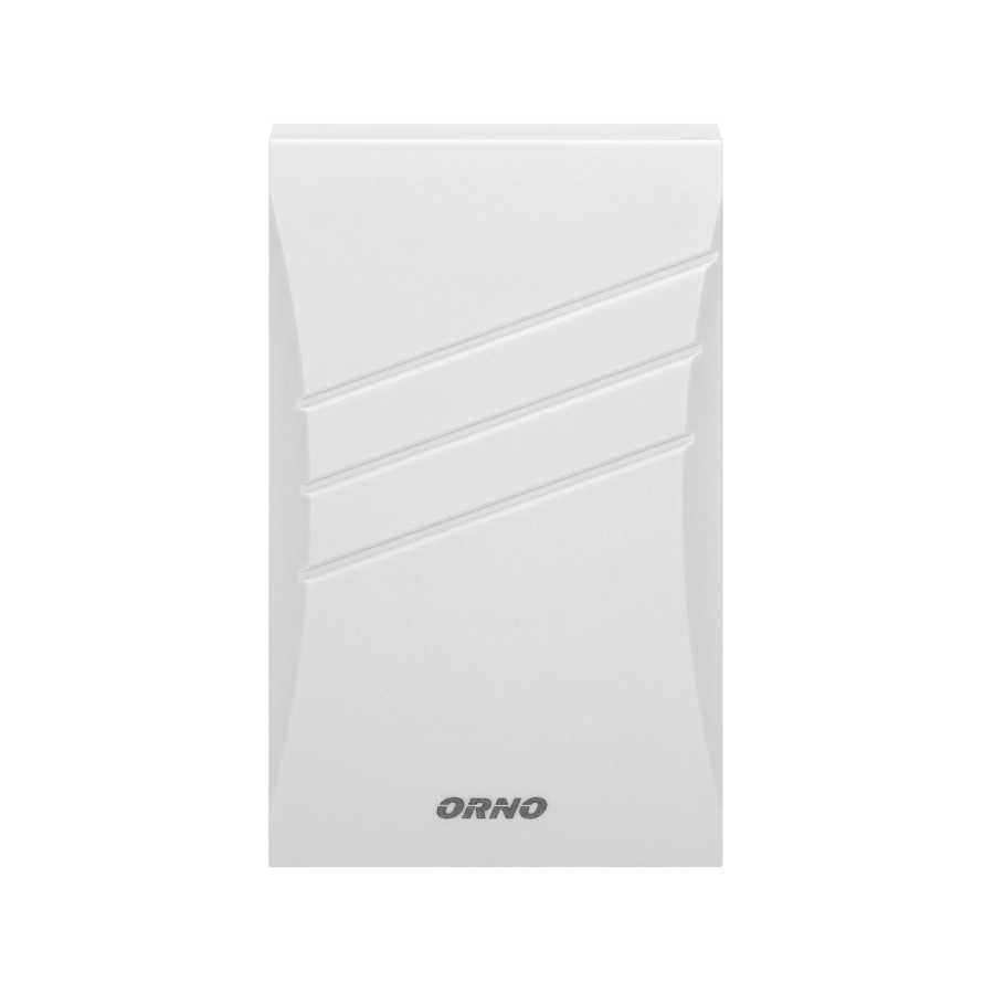 Electromechanical two-tone doorbell with inbuilt transformer, BELIS, 23V - 8V, white