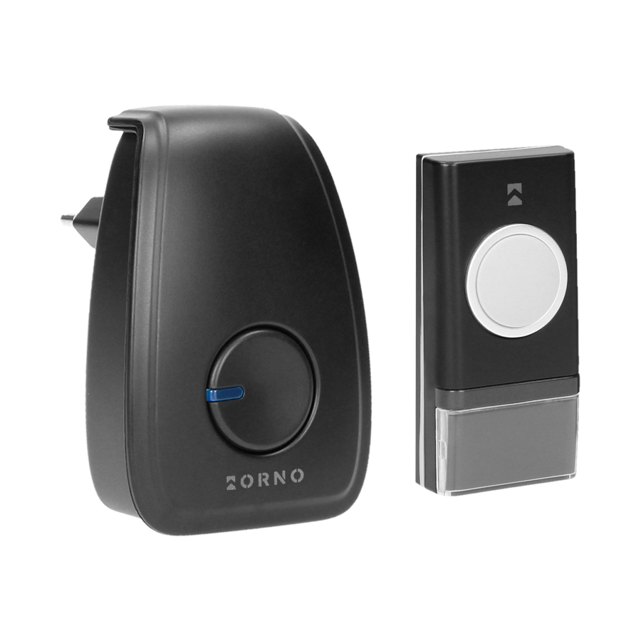 Dzwonek bezprzewodowy OPERA AC, sieciowy, learning system, 36 dźwięków, 100m