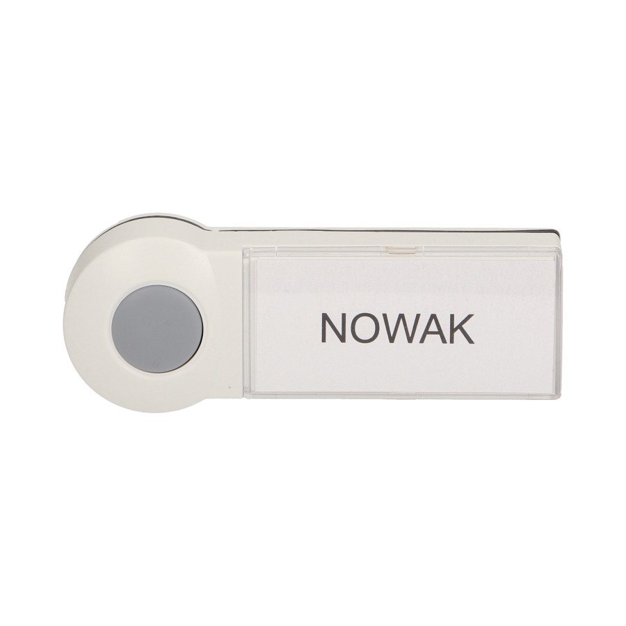 Doorbell button for wireless doorbells, EMO and DISCO series