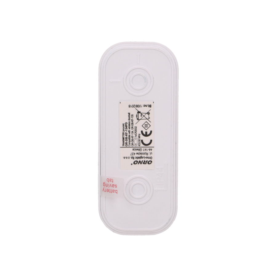 Doorbell button for wireless doorbells, FADO series