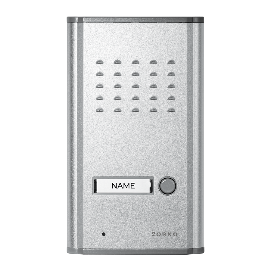 Single family doorphone, flush mounted, FOSSA